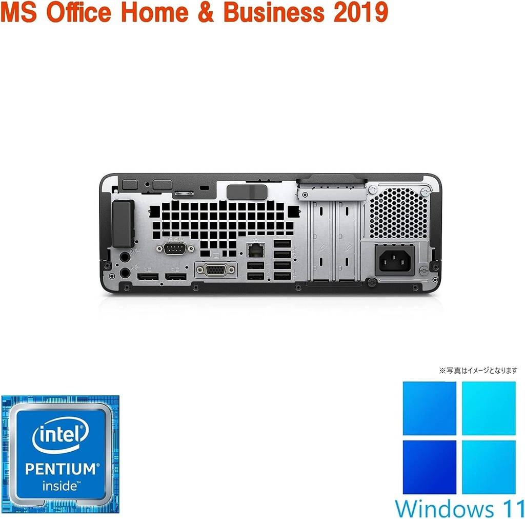 HP (エイチピー) デスクトップPC 600G3/Win 11 Pro/MS Office Hu0026B 2019/Celeron G4400/WIFI /Bluetooth/DVD-RW/8GB/256GB SSD (整備済み品) | Miracle
